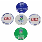 Sam Sneads JC Penney, Ed McMahon & Senior Classic Guest & Sponsor Badges