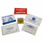 Sam Sneads VIP Golf, PGA Seniors, Peter Jackson, Kerrygold & other Cards & Badges