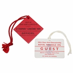 Sam Sneads 1976 OPEN at Royal Birkdale & 1974 Lancome Guest & Official Badges