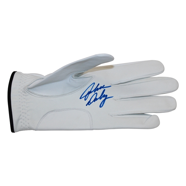 John Dalys Signed Personal The Lion Logo Left-Handed White Golf Glove JSA ALOA