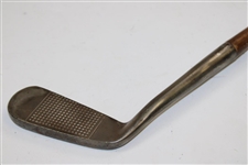 Custum-Bilt Chromium Matched Iron Hickory Putter
