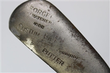 Custum-Bilt Chromium Matched Iron Hickory Putter