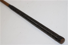 Custum-Bilt Chromium Matched Iron Hickory Putter