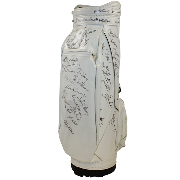 Arnold Palmer, Lee Trevino & Others Signed Full Size Barton Creek Golf Bag JSA ALOA