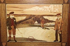 The Tony Jacklin Collection 'The Swilken Burn' Engraved Wood Display