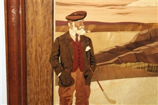 The Tony Jacklin Collection 'The Swilken Burn' Engraved Wood Display
