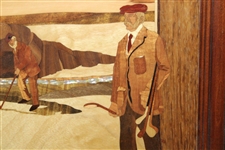 The Tony Jacklin Collection 'The Swilken Burn' Engraved Wood Display