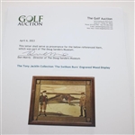 The Tony Jacklin Collection 'The Swilken Burn' Engraved Wood Display
