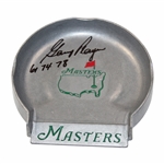 Gary Player Signed Masters Pewter Putting Cup with Years Won Notation JSA ALOA