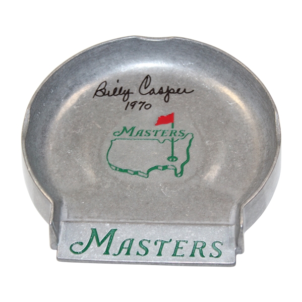 Billy Casper Signed Masters Pewter Putting Cup with 1970 Notation JSA ALOA