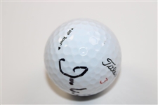 Ian Woosnam Signed Titleist Masters Logo Golf Ball JSA ALOA