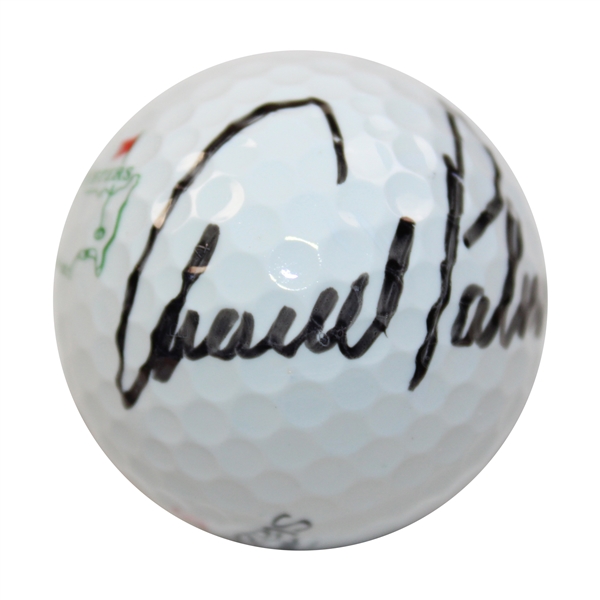 Arnold Palmer Signed Slazenger Masters Logo Golf Ball JSA ALOA