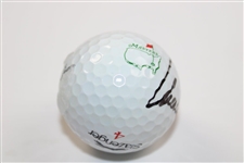 Arnold Palmer Signed Slazenger Masters Logo Golf Ball JSA ALOA
