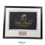 Gary Player Signed 2005 Gary Player Invitational Flag - Framed JSA ALOA