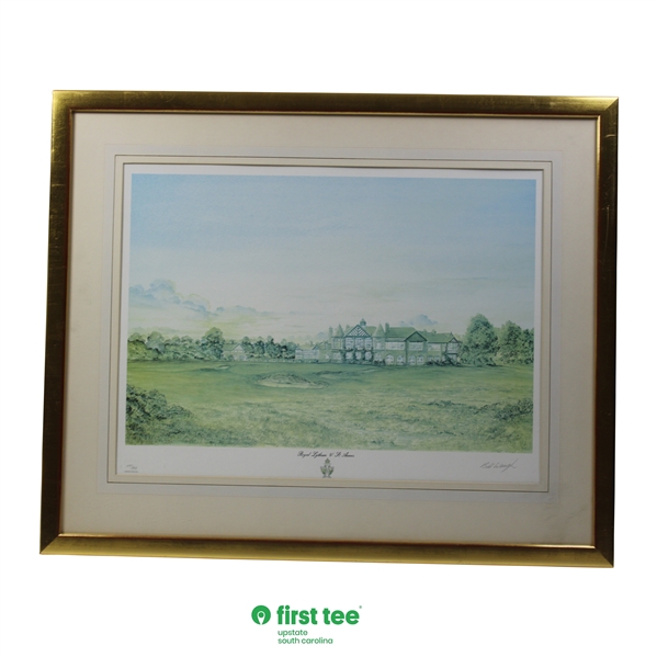 Ltd Ed Royal Lytham & St. Annes Print by Bill Waugh #1027/1988 - Framed