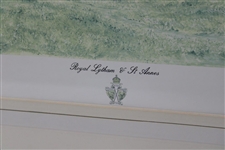 Ltd Ed Royal Lytham & St. Annes Print by Bill Waugh #1027/1988 - Framed