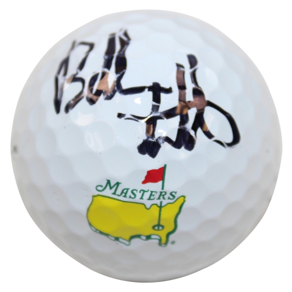 Bubba Watson Signed Titleist Masters Logo Golf Ball JSA ALOA