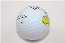 Bubba Watson Signed Titleist Masters Logo Golf Ball JSA ALOA