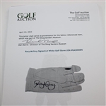 Rory McIlroy Signed LH White Golf Glove UDA #UAS08385