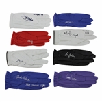 Goosen, Janzen, Fleck & Five (5) other US Open Champions Signed Golf Gloves JSA ALOA
