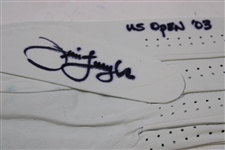 Goosen, Janzen, Fleck & Five (5) other US Open Champions Signed Golf Gloves JSA ALOA