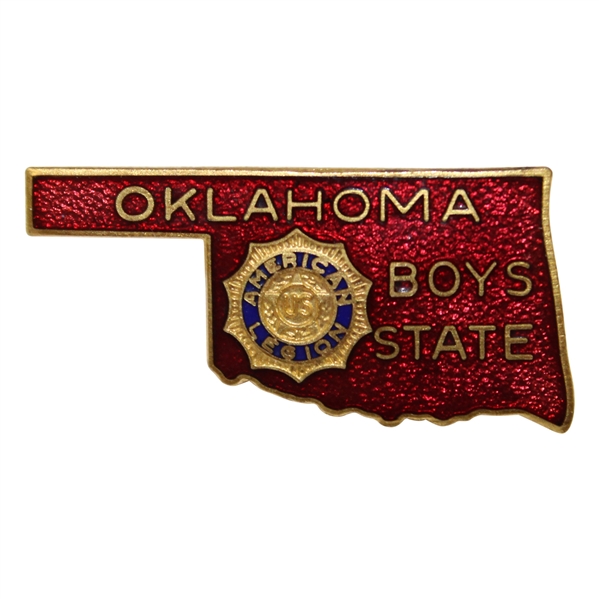 Oklahoma Boys State American Legion Pin - Danny Edwards