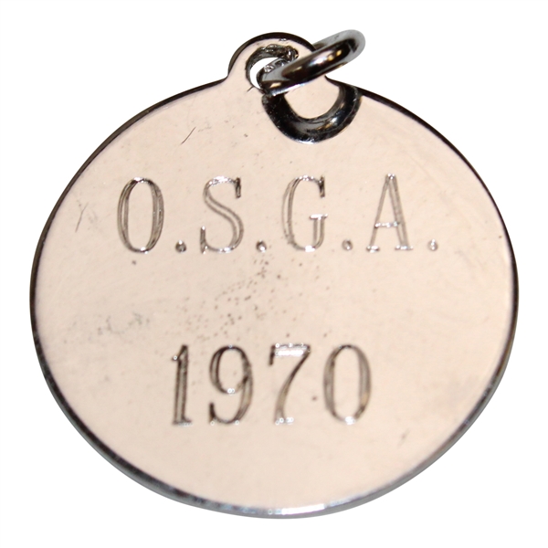 Danny Edwards 1970 Oklahoma State Golfers Assoc. O.S.G.A. Sterling Pendant