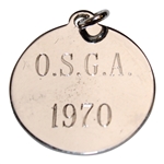 Danny Edwards 1970 Oklahoma State Golfers Assoc. O.S.G.A. Sterling Pendant