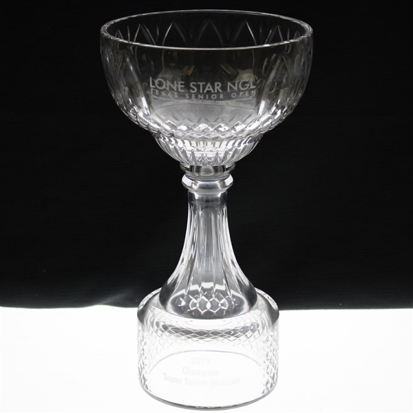 2019 Lone Star NGL Texas Senior Open Super Senior Division Champion Glass Trophy