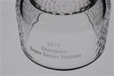 2019 Lone Star NGL Texas Senior Open Super Senior Division Champion Glass Trophy