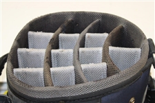 Elevated Base System Blue Golf Bag