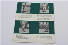 Jack Burke Signed '8 Ways To 80 (or better)' Pamphlet JSA ALOA