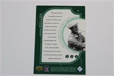 Byron Nelson Signed Golf Card JSA ALOA