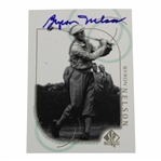 Byron Nelson Signed Golf Card JSA ALOA