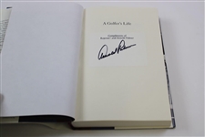 Arnold Palmer Signed 'A Golfers Life' Book by Arnold Palmer w/James Dodson - Hardcover JSA ALOA