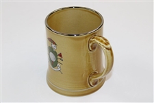 Classic 'Straight Down the Middle' Porcelain Mug - 19th Hole - Wade 