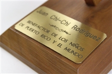 Chi Chi Rodriguez's 'Benefactor of the Children of Puerto Rico & The World' Plane Award