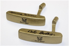 Bob Goalby & Tommy Aaron Signed C.A.T. Golf Putter Heads JSA ALOA