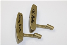 Bob Goalby & Tommy Aaron Signed C.A.T. Golf Putter Heads JSA ALOA