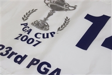 2007 PGA Cup Tournament Flown Hole #14 Flag