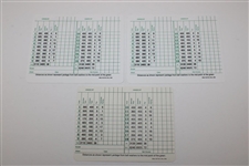 Masters Champs Goalby, Archer & Brewer Signed Augusta National Scorecards JSA ALOA
