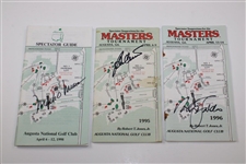 Six (6) Masters Champs Signed Masters Tournament Record Books & Spec Guides JSA ALOA