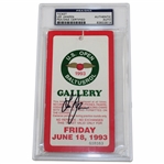 Champion Lee Janzen Signed 1993 US Open at Baltusrol Ticket PSA #83833819