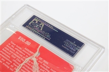 Champion Lee Janzen Signed 1993 US Open at Baltusrol Ticket PSA #83833819