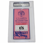 Champion Curtis Strange Signed 1988 US Open at Brookline Ticket PSA #83833827