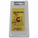 Champion Lanny Wadkins Signed 1977 PGA at Pebble Beach PSA #83833832