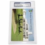Ian Baker Finch Signed Royal Birkdale Scorecard PSA #83833815