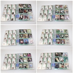 Signed Near Complete Set of 1991 PGA Tour Pro Set Cards in Binder JSA ALOA