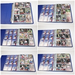Signed Near Complete Set of PGA Tour Pro Set Cards In Binder JSA ALOA