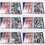 Signed Near Complete Set of PGA Tour Pro Set Cards In Binder JSA ALOA